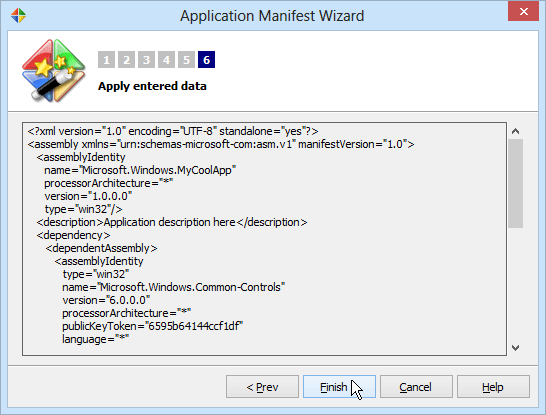 Review the manifest XML code Review XML code