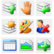 Realistic Vista Icon Set