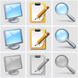 Realistic Vista Icon Set