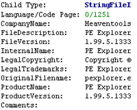 file version information