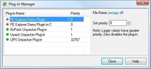 Plug-in Manager Plug-in Manager