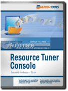 Screenshot vom Programm: Resource Tuner Console