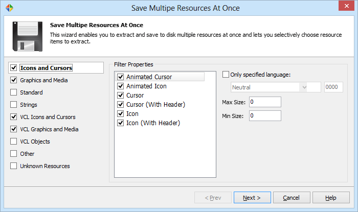 Multiple Save Option to save multiple resources at once