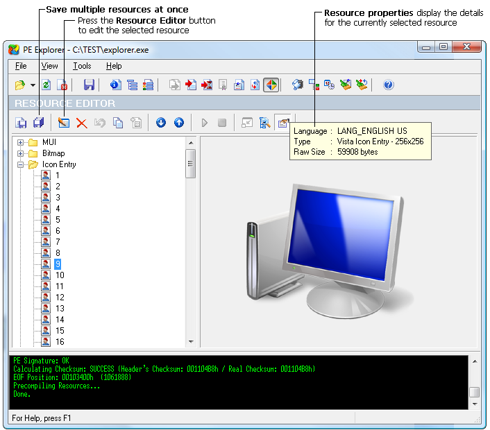 Editor de Recursos