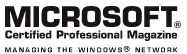 Microsoft Certified Professional Magazine