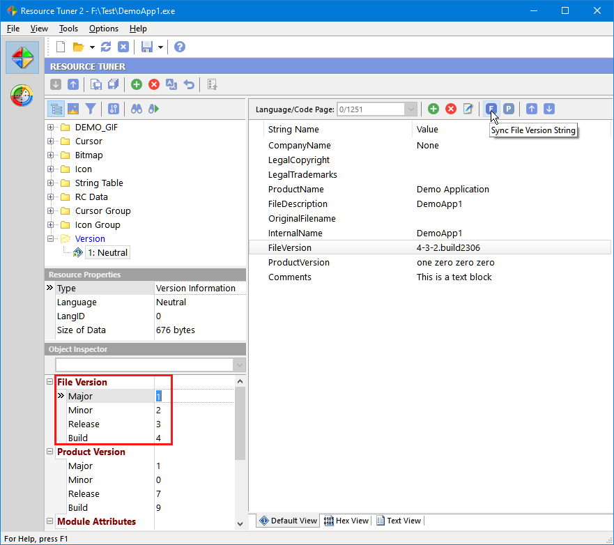 Update File Version Update File Version