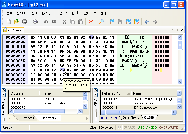 Navigating Using Bookmarks in Hex editor hex editor bookmarks