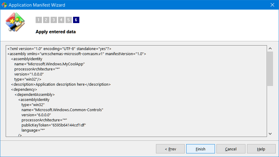 Review the manifest XML code Review the manifest XML code